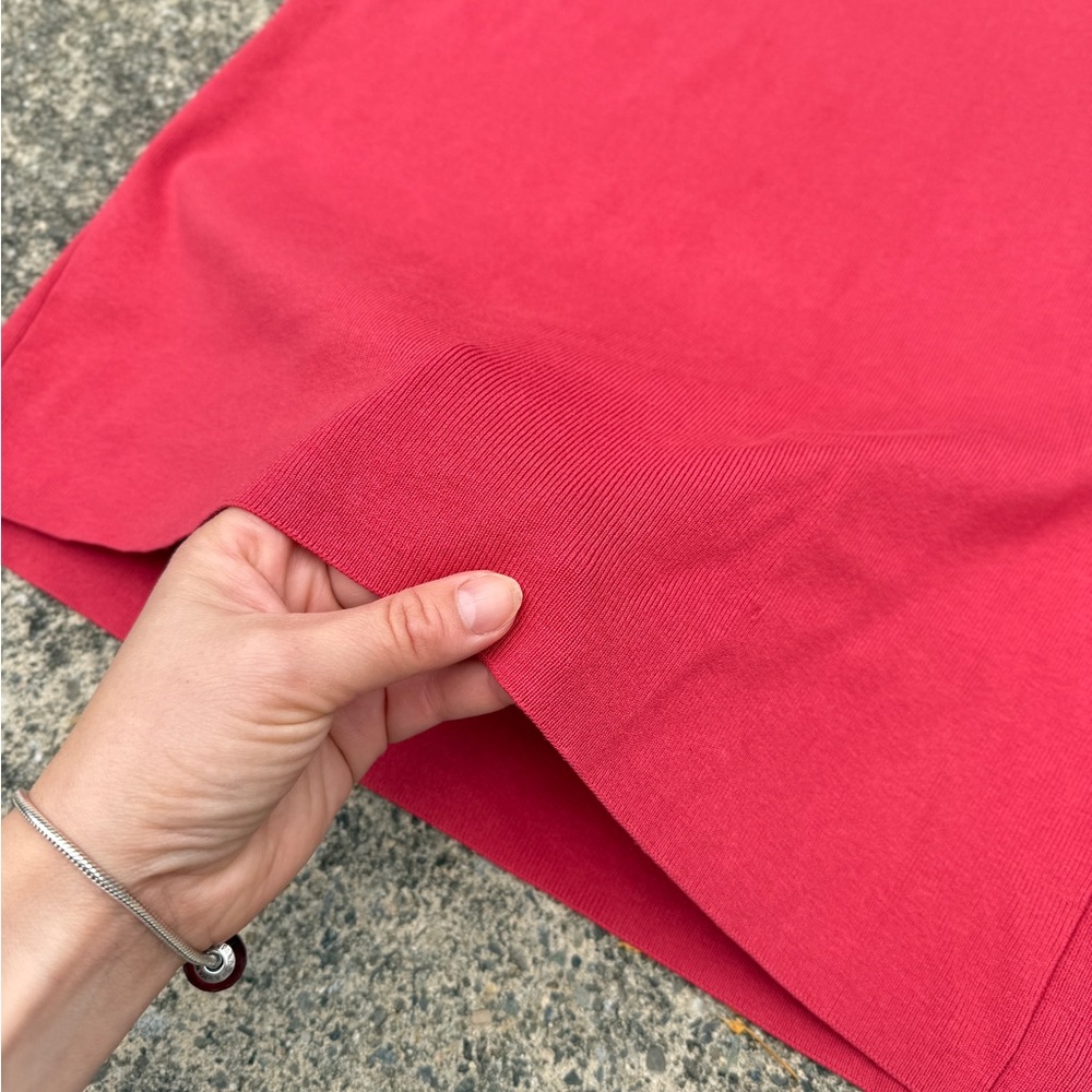 Chico's Vibrant Coral Red Sleeveless Silk Tank Top size L - Picture 6 of 6